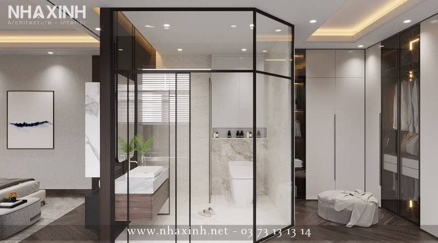 khu vực wc & thay đồ 