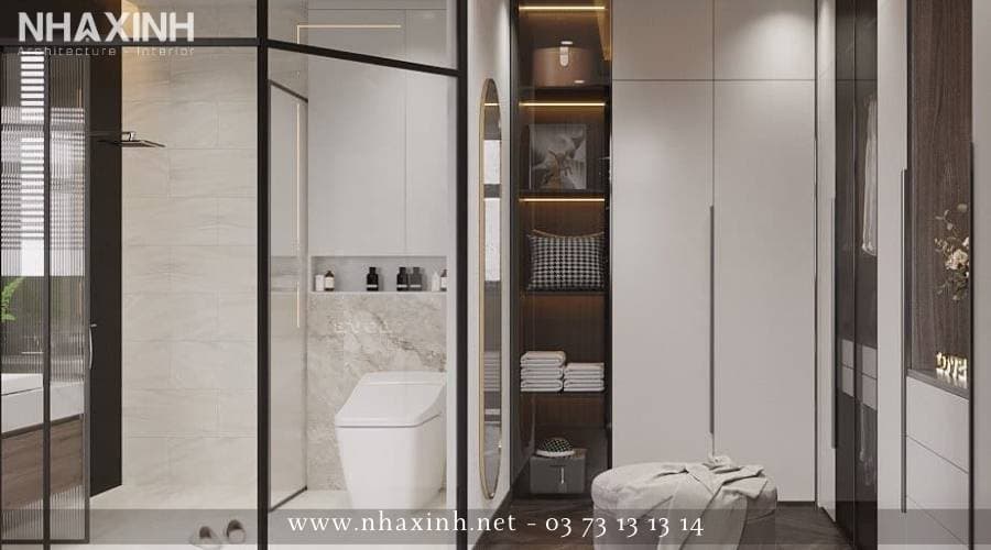 khu vực WC & Thay đồ 