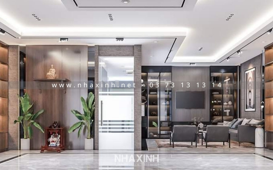 khu vực sảnh tầng trệt