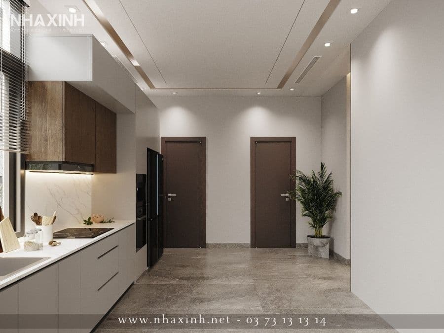 khu vực bếp nấu