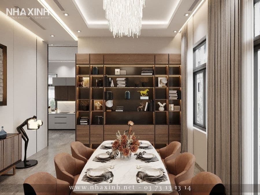 kệ bếp và bàn ăn