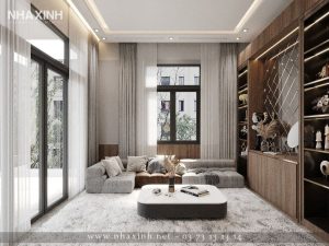 thiết kế nội thất nhà phố tại Long An