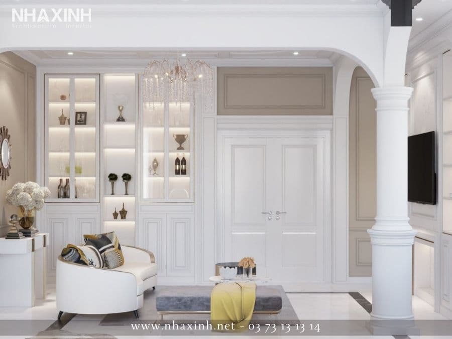 Nội thất phòng khách lầu 1