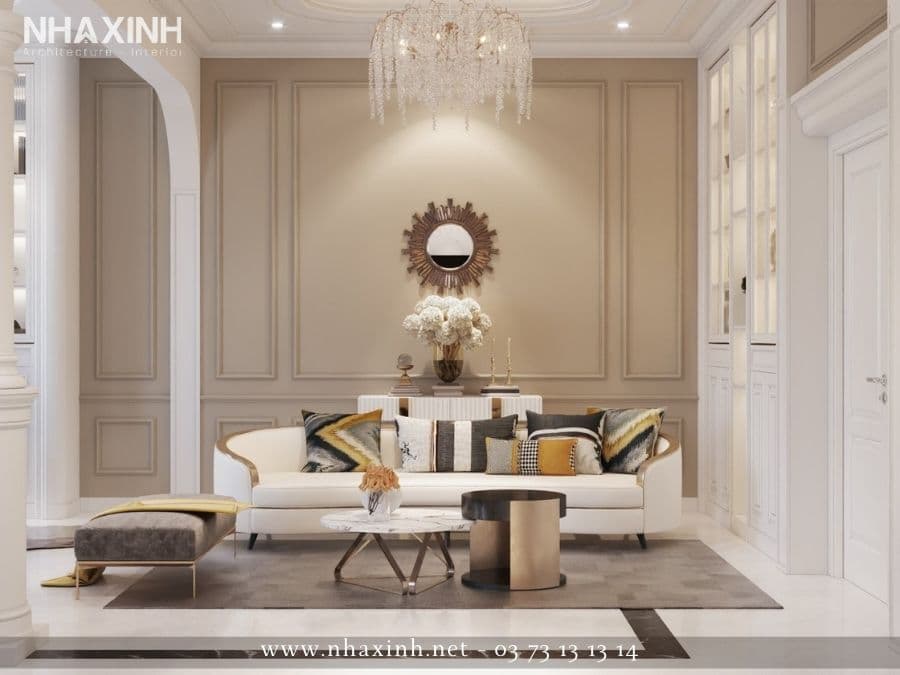 Nội thất phòng khách lầu 1